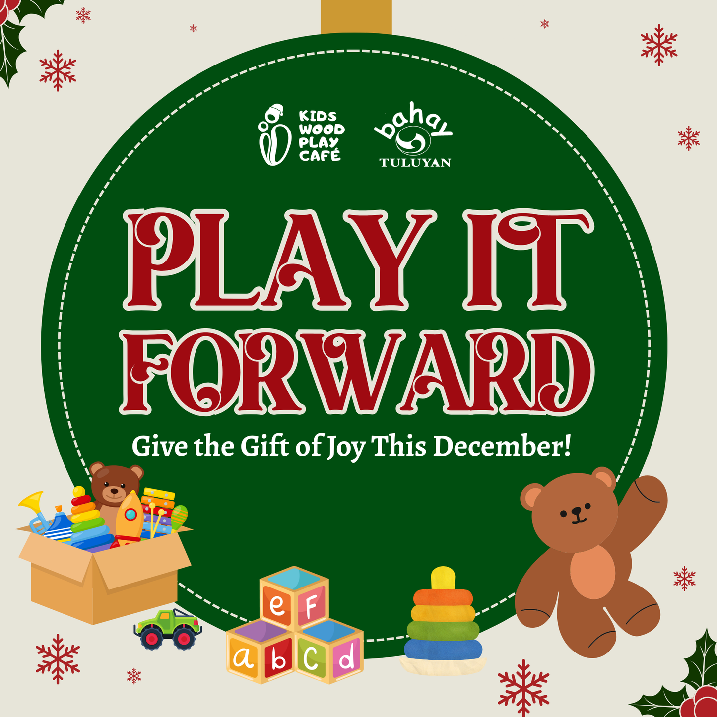 Play It Forward: Give the Gift of Joy to the Bahay Tuluyan kids