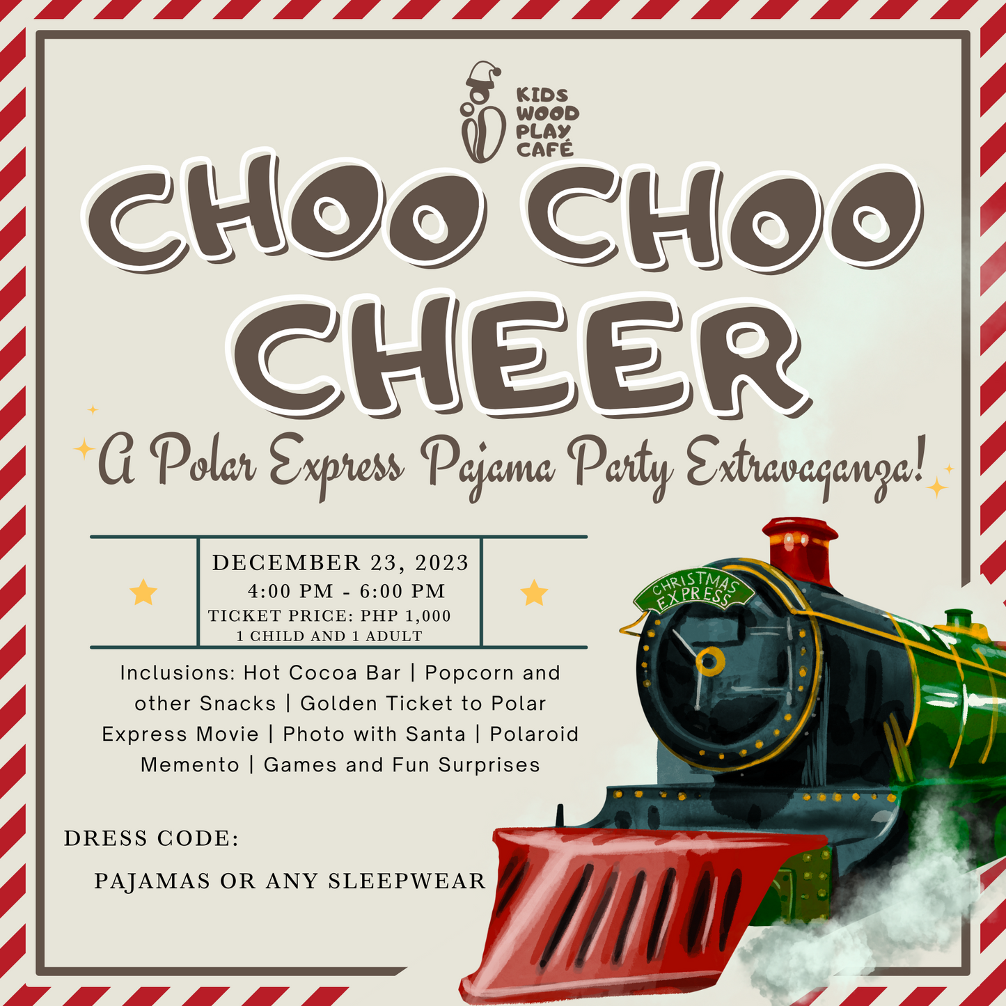 Choo Choo Cheer: Kids Cafe Christmas Event