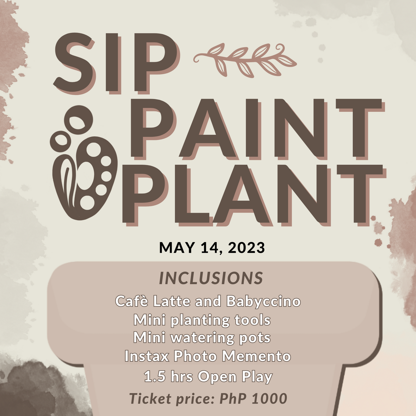 Sip, Paint, Plant: A Mother's Day Celeb